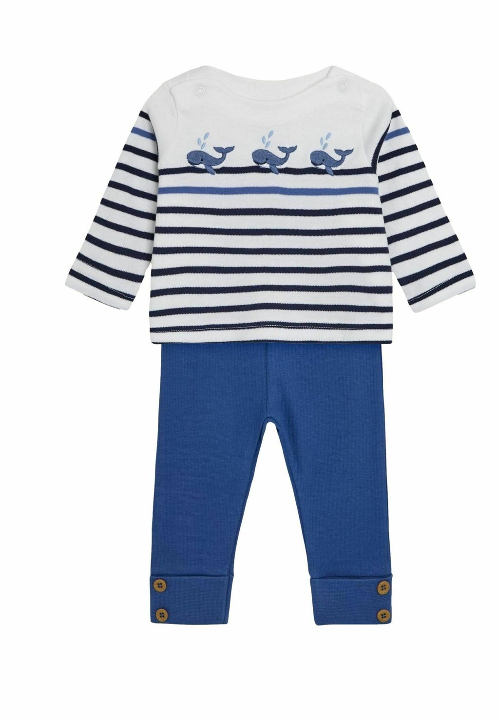 

Футболка с длинным рукавом REGULAR FIT-EMBROIDERED SET JoJo Maman Bébé, белый