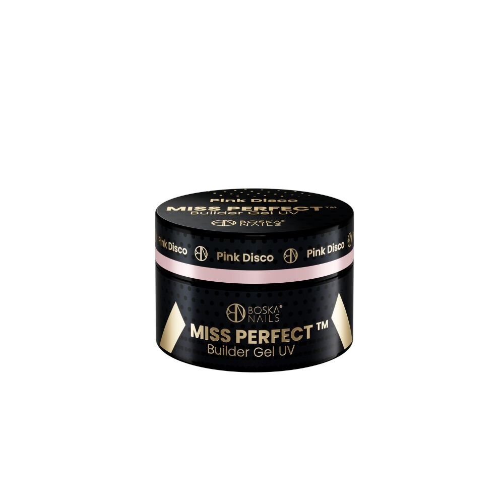 Строительный гель Boska Nails Miss Perfect Pink Disco, 15 мл — фото 3