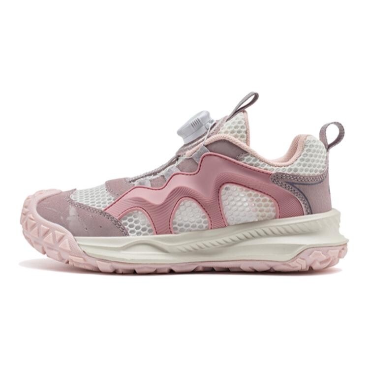 

Кроссовки PEAK Kids Lifestyle Shoes GS Low-top Rice White Rose Red, красный