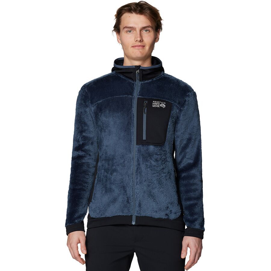 

Куртка Mountain Hardwear Polartec High Loft Hooded Mountain Hardwear, Moon Blue/Black