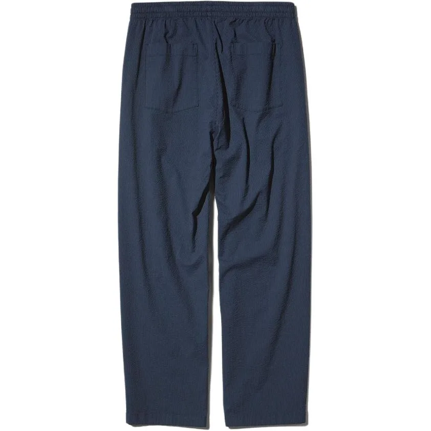 UNIQLO Брюки casual мужские navy blue умеренно прямого кроя — фото 3