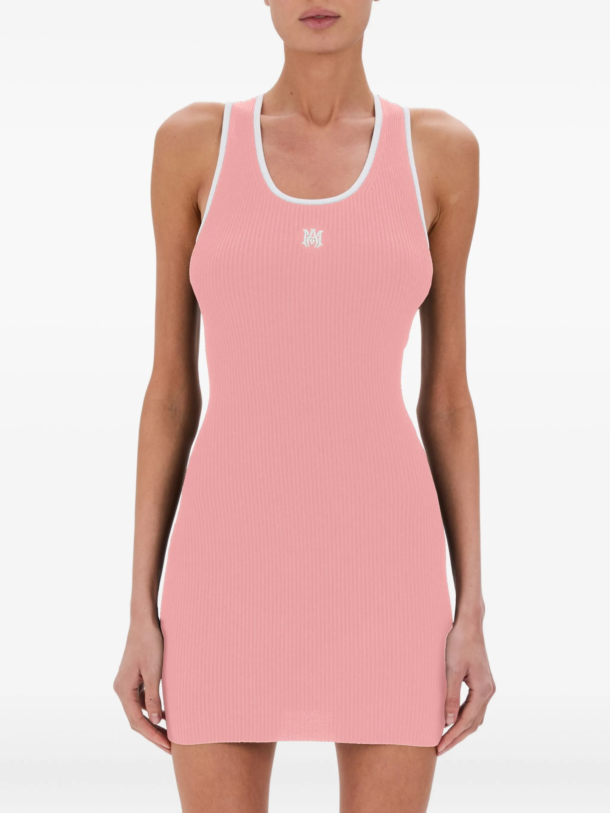 

Платье мини MA в рубчик Amiri, розовый