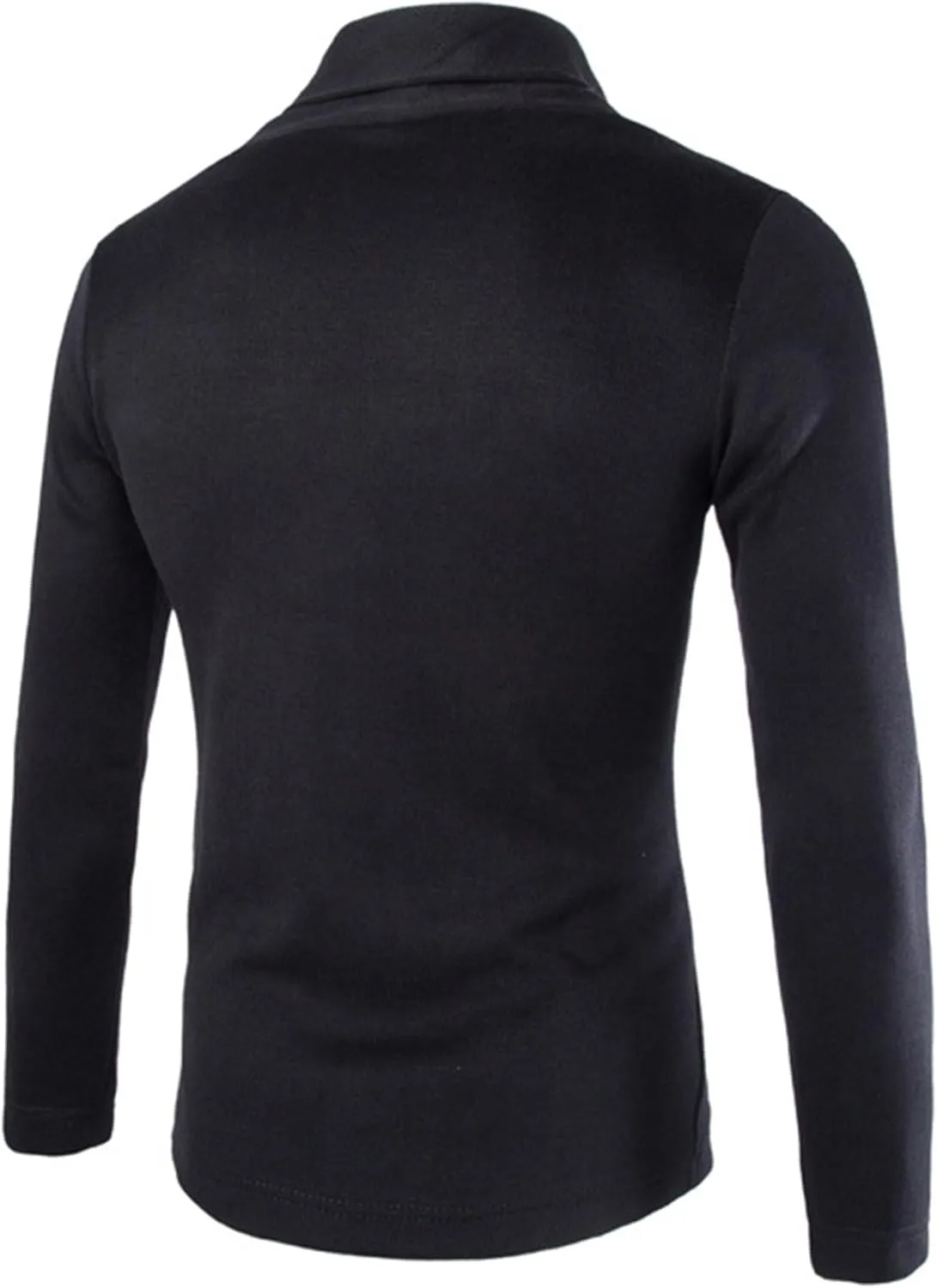 Мужской кардиган с открытой передней частью и воротником шаль, slim fit — фото 3