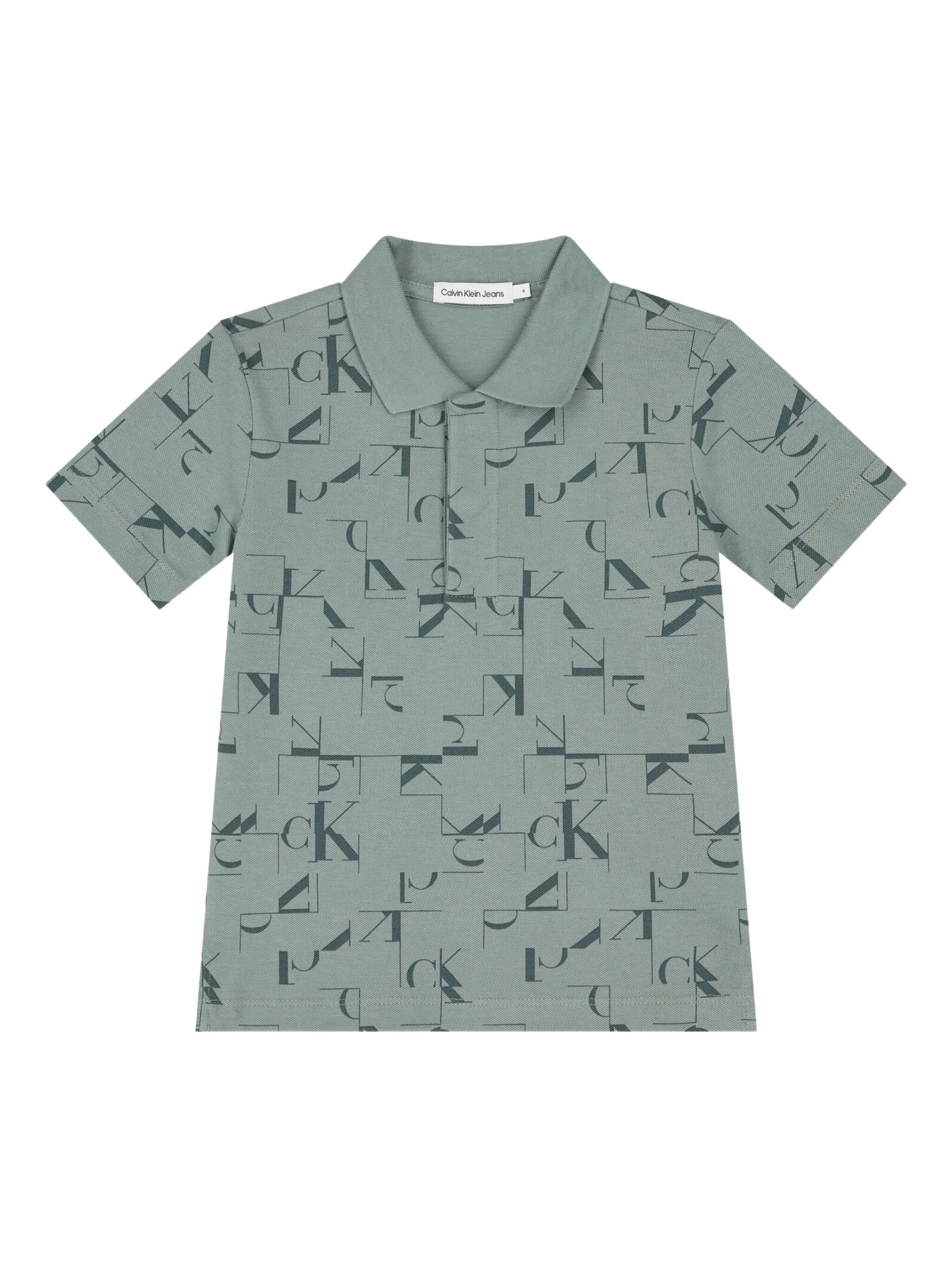 

Рубашка поло с логотипом Calvin Klein Kids, синий