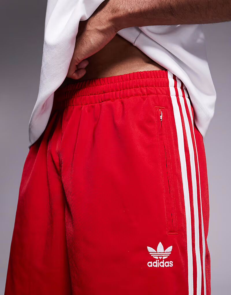 Шорты Adidas Originals Firebird красного цвета — фото 4