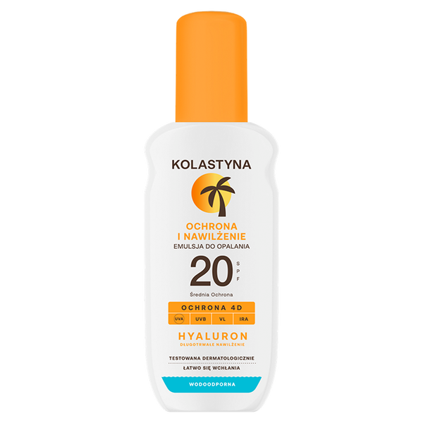 

Солнцезащитная эмульсия-спрей с SPF20, 150 мл Kolastyna