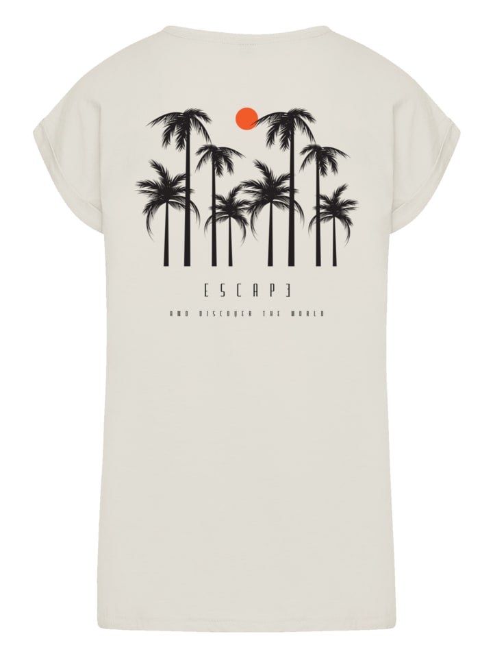 

Футболка с удлиненными плечами Escape Discover the World Palm Trees in Whitesand F4NT4STIC, Белый, Футболка с удлиненными плечами Escape Discover the World Palm Trees in Whitesand F4NT4STIC