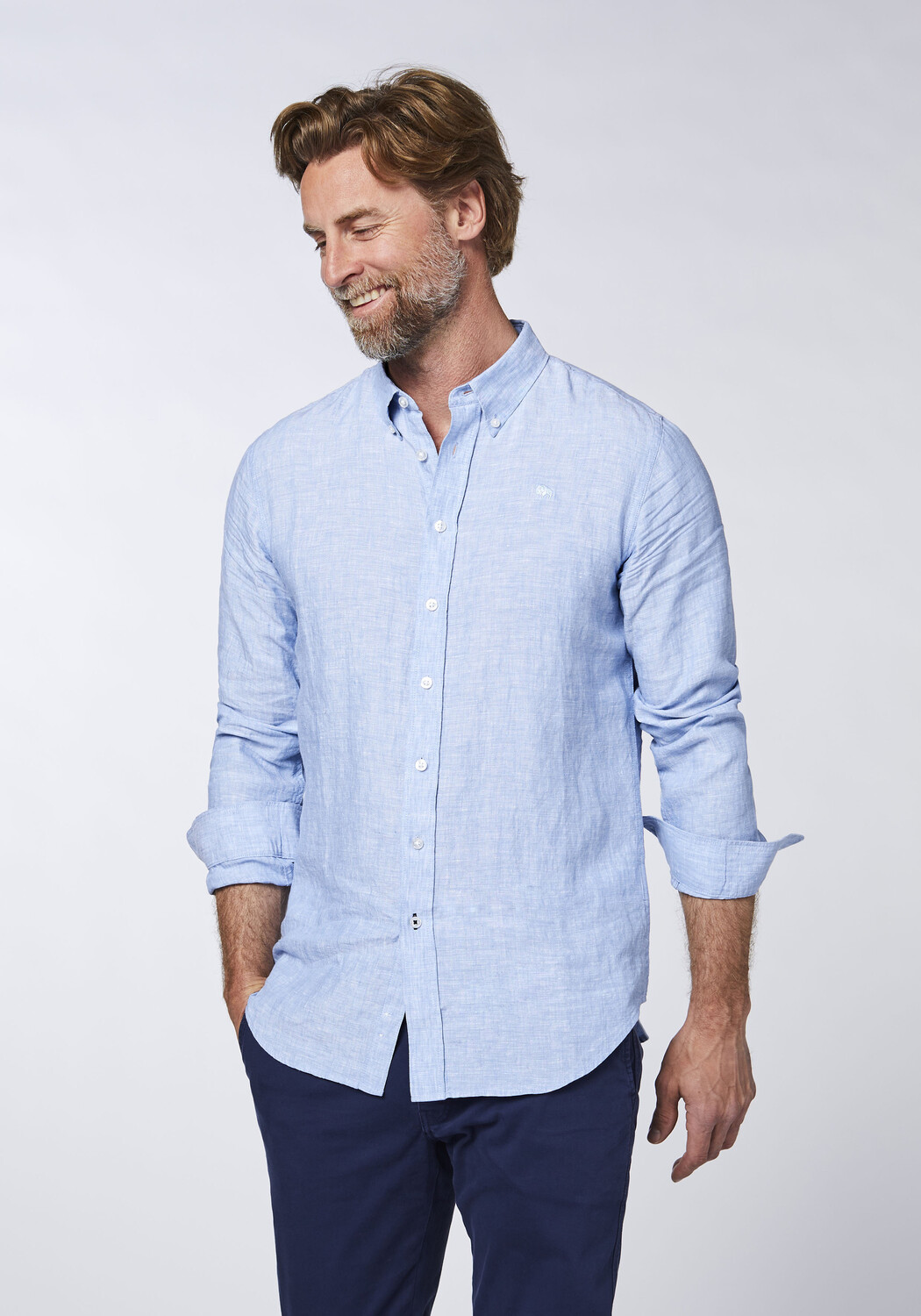 

Рубашка Colorado Denim Leinen, синий