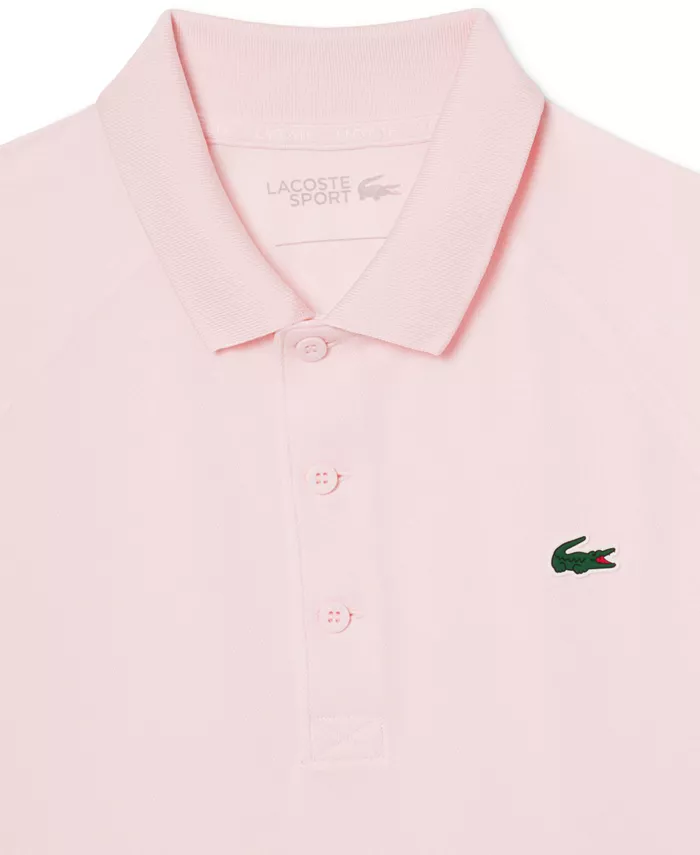 

Мужская дышащая поло-рубашка Interlock с защитой от зацепок Lacoste, розовый