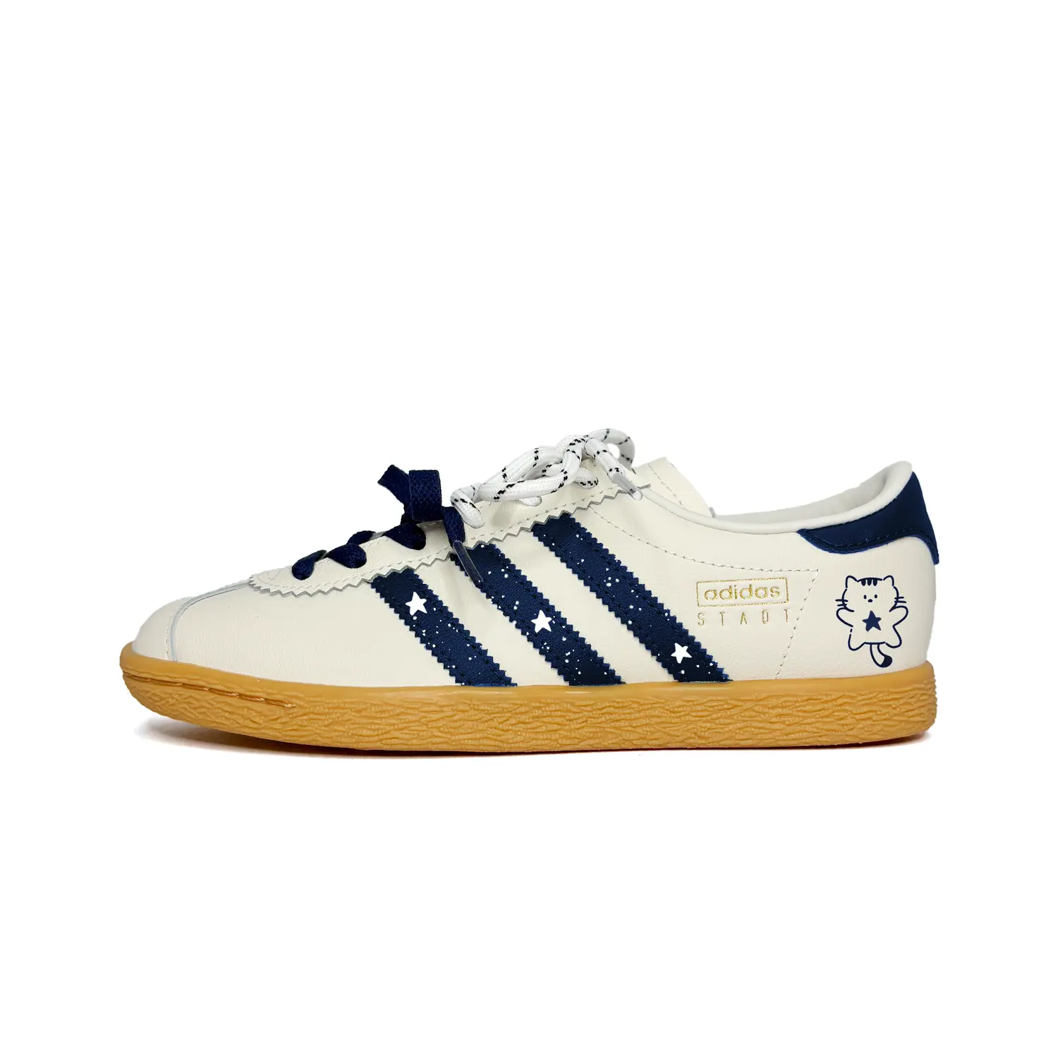 

Adidas Originals Кроссовки Stadt Stars Cats, износостойкие, низкие, немецкая армия, унисекс, темно-синий