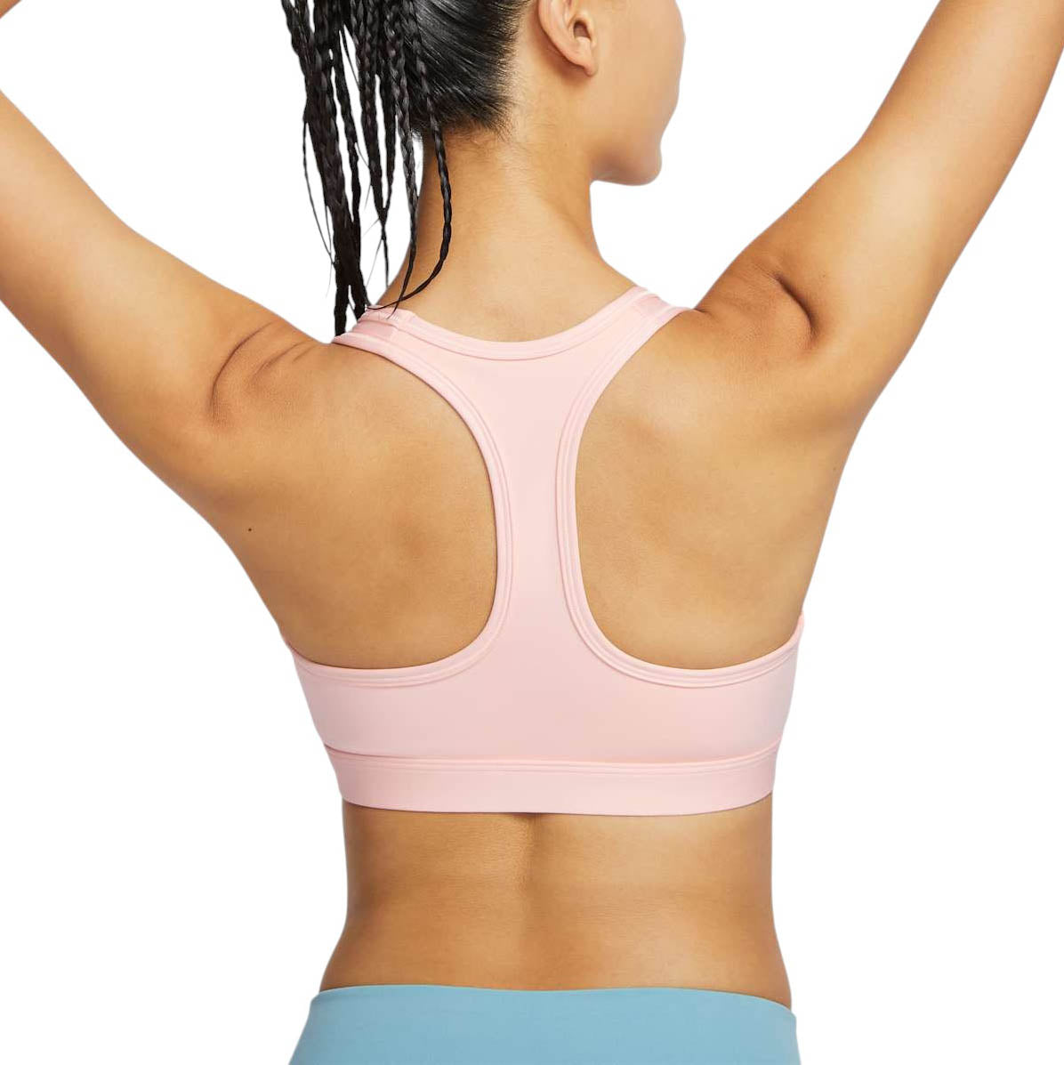 Бюстгальтер (WMNS) Nike Swoosh Medium Support Padded Sports Bra Asia Sizing 'Pink' — фото 2