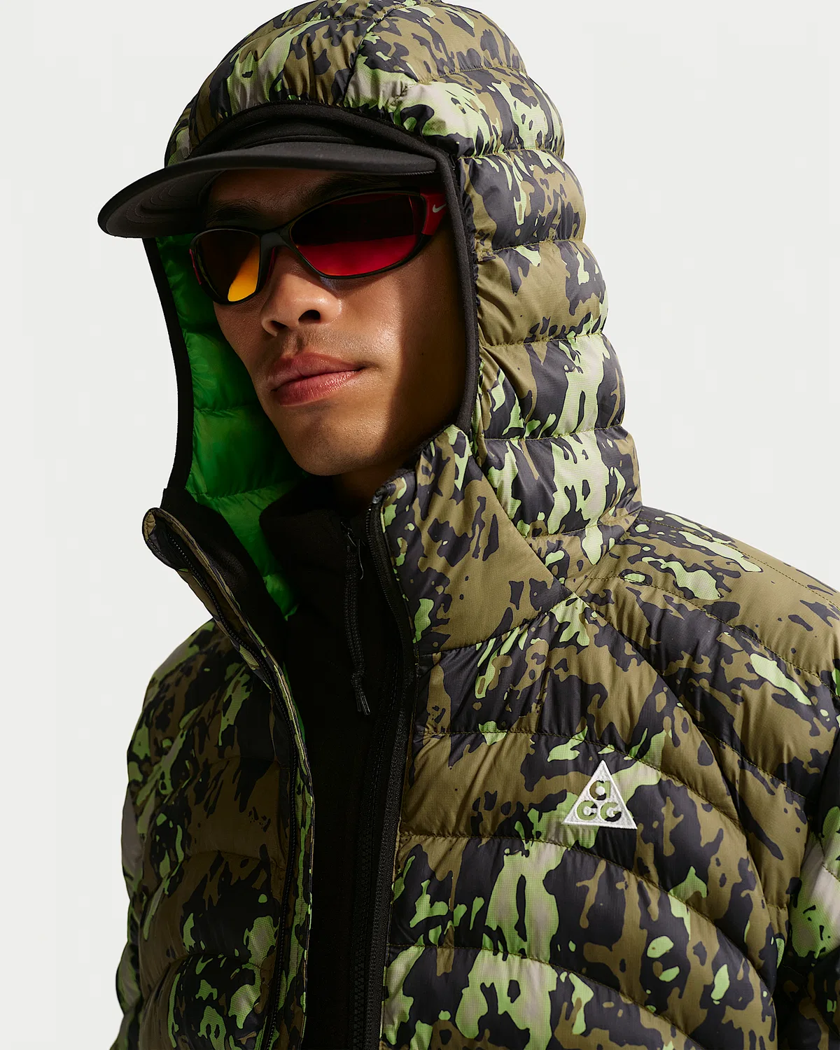 Мужская куртка Nike ACG Therma-FIT ADV "Lava Flow", College Grey/Black/Mean Green/Summit White — фото 3