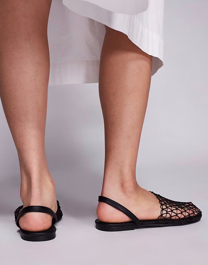 Туфли Simmi London Avianna сетчатые черного цвета SIMMI Shoes — фото 3