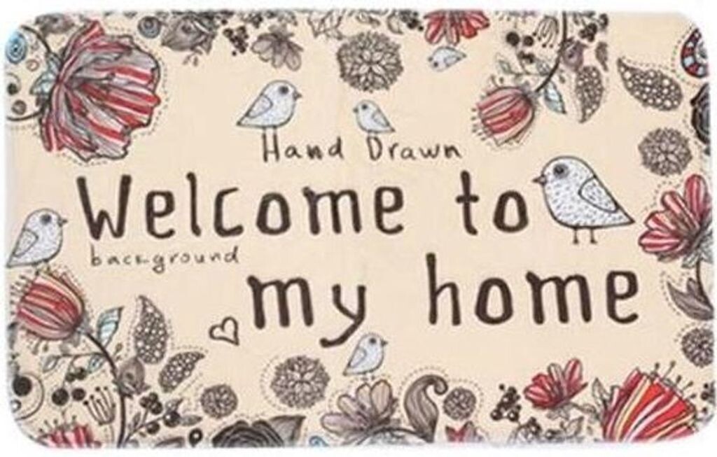

Коврик для ванной Welcome нескользящий - 40 x 60 см Ohne Marke (markenlos)