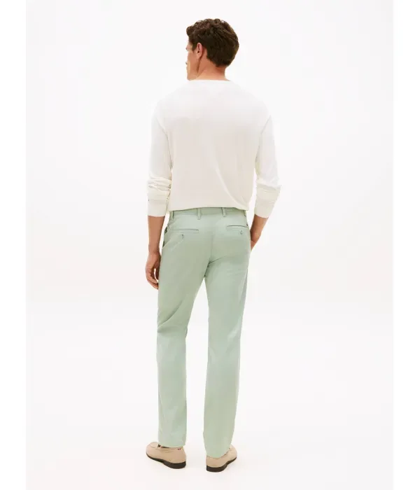 Брюки чинос Denton straight fit Tommy Hilfiger, зеленый — фото 3
