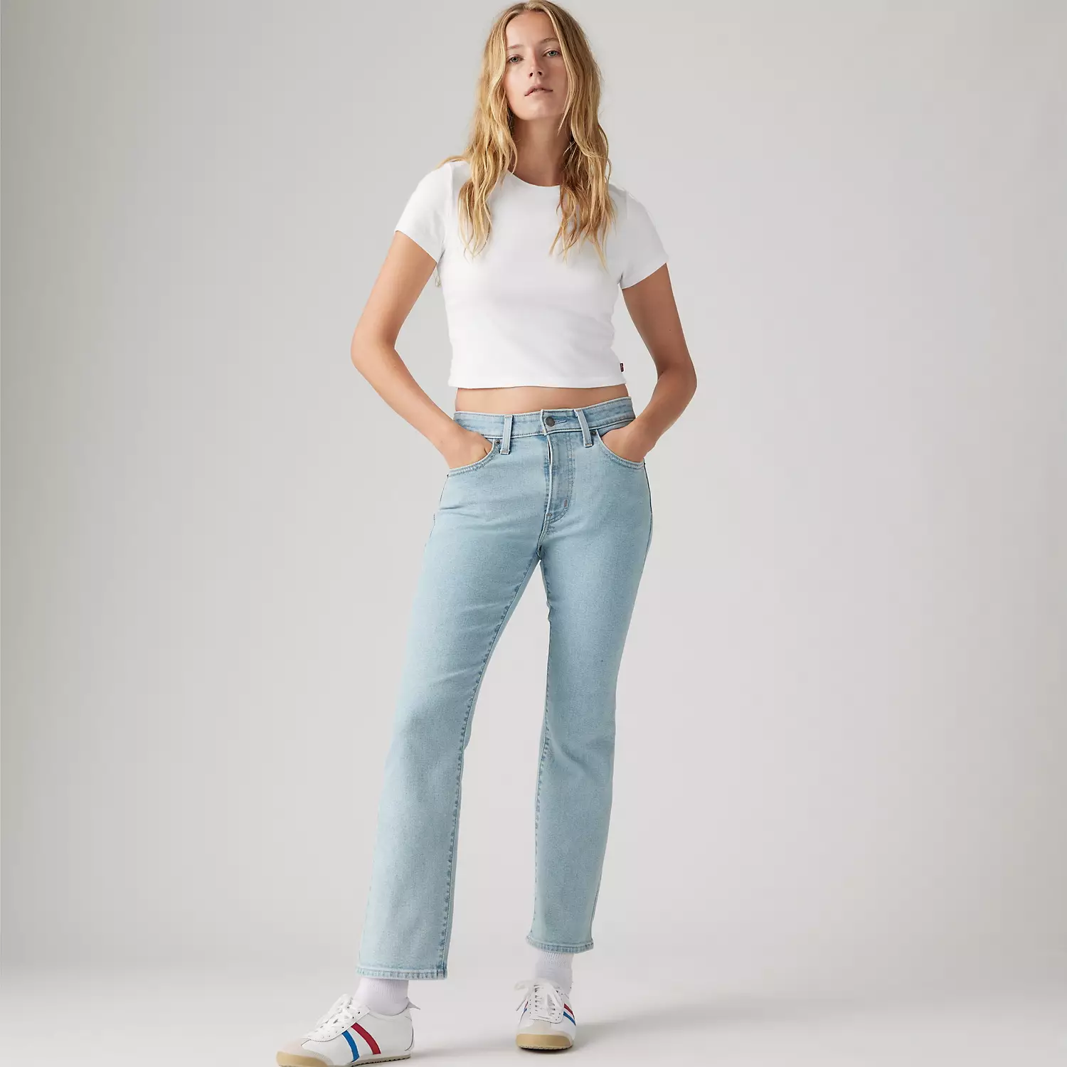 

725 Kick Boot женские джинсы Levi's, цвет Struck By Lightning - Light Wash