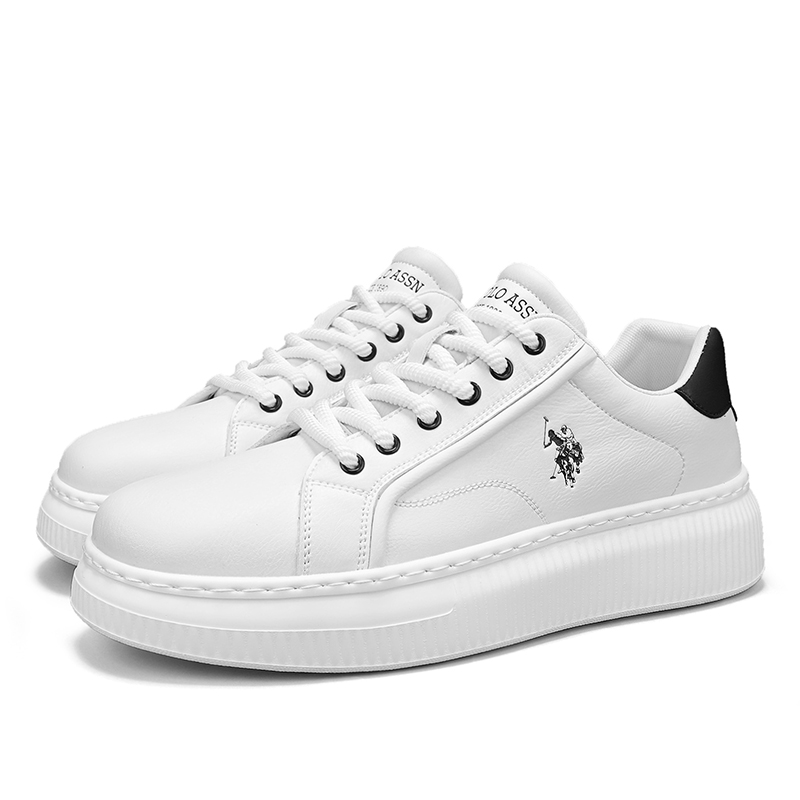 

U.S. POLO ASSN. Мужские скейтерские кроссовки White Black, цвет White Black