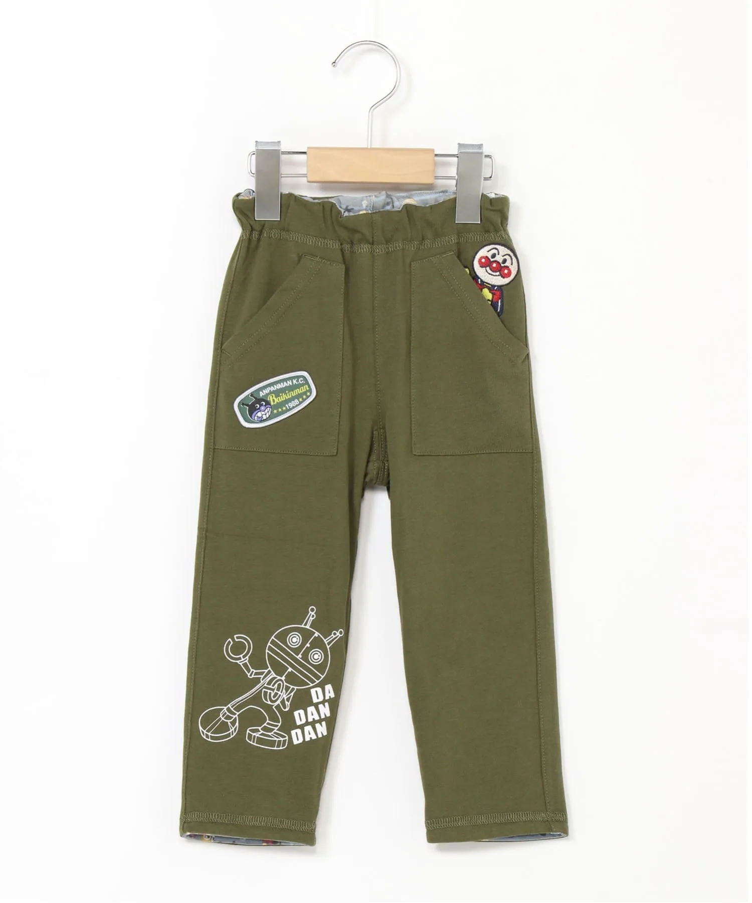 Двусторонние брюки с принтом по всей поверхности Anpanman Kids Collection, Khaki — фото 3