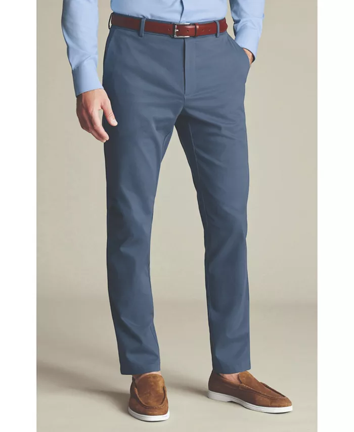 

Мужские брюки-чинос Ultimate Non-Iron Charles Tyrwhitt, синий