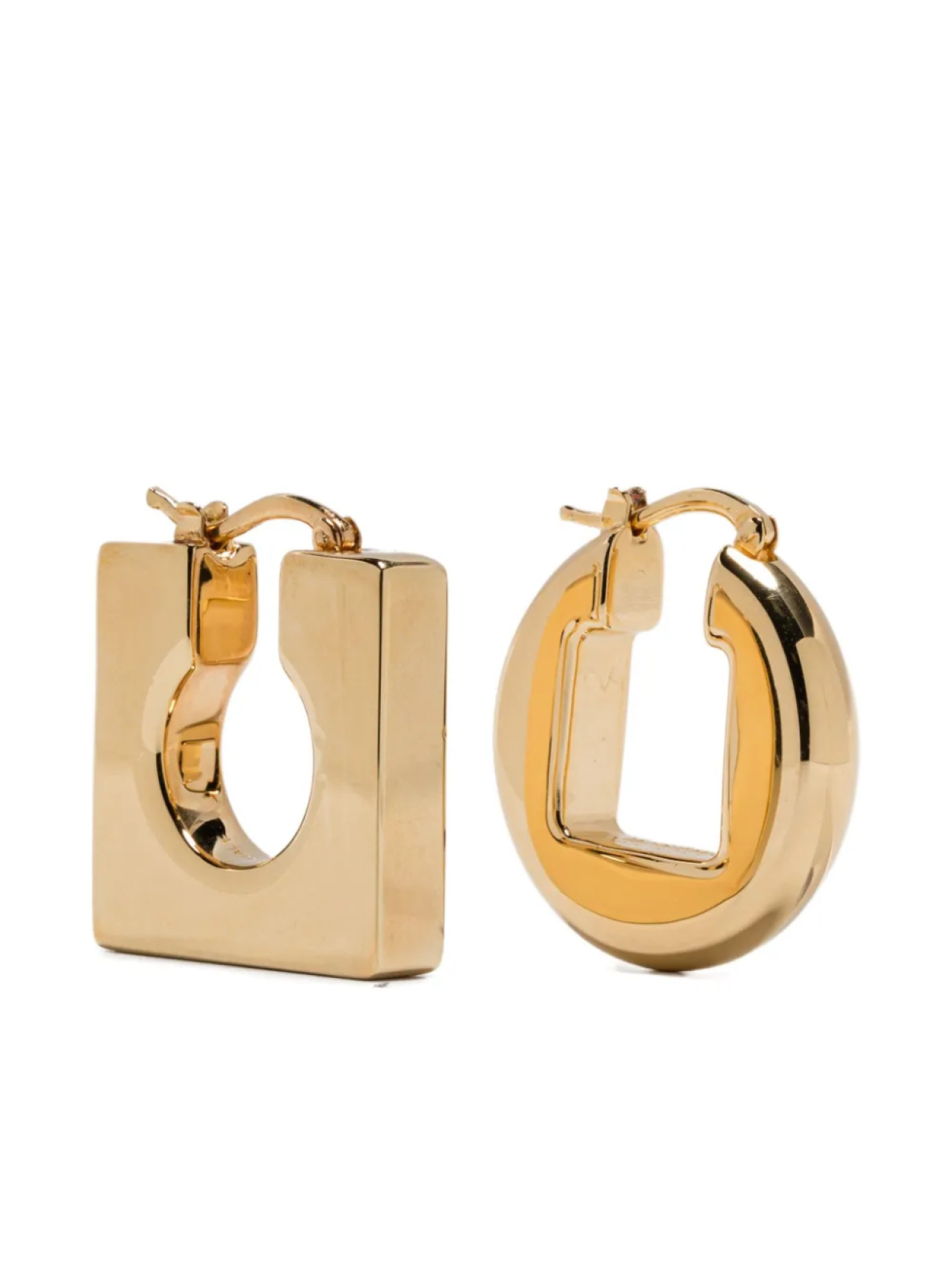 

Серьги-кольца Jacquemus The Ronde Carre, золотой