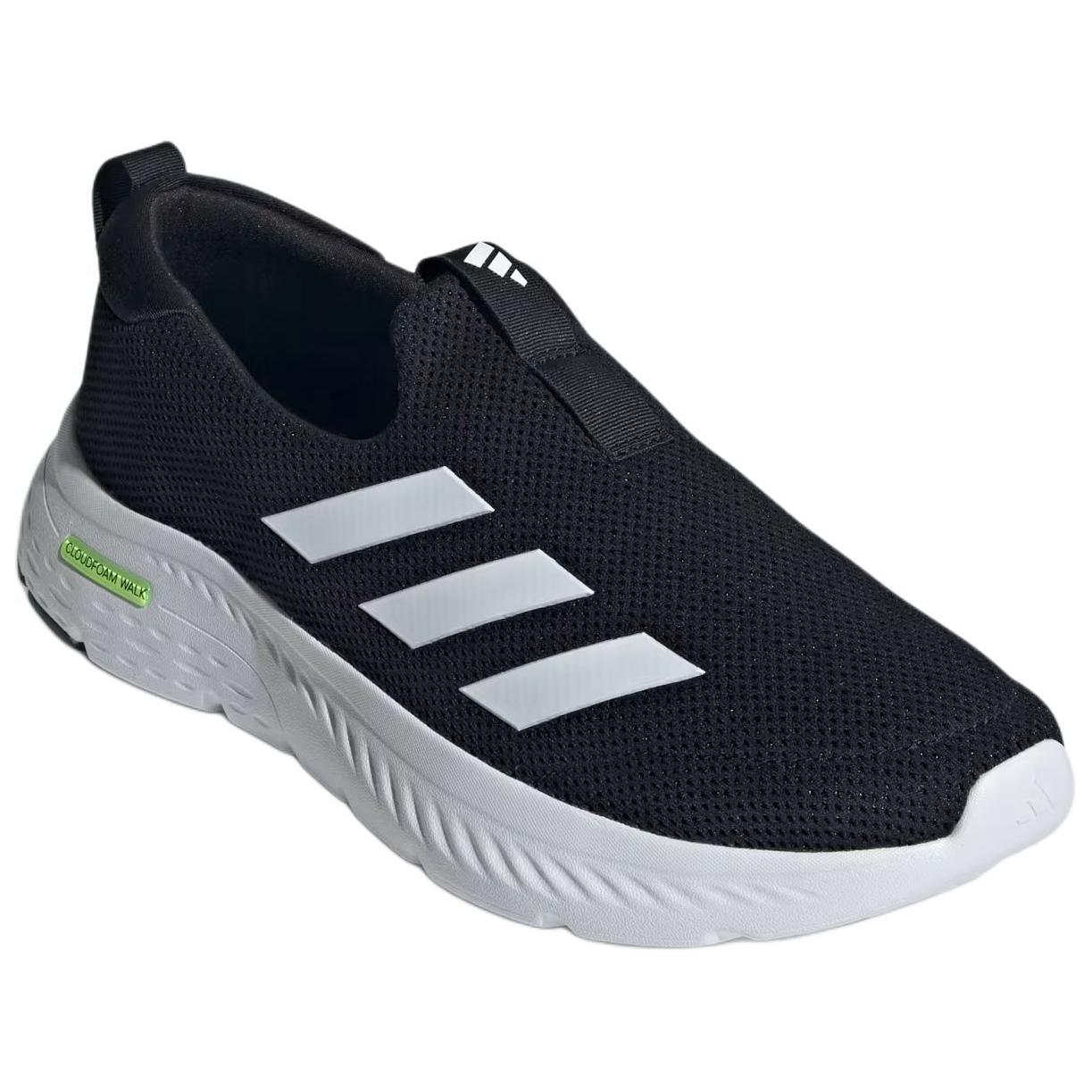Adidas Cloudfoam Move Lounger Core Black Cloud White Hi Res Yellow, черно-белый — фото 3