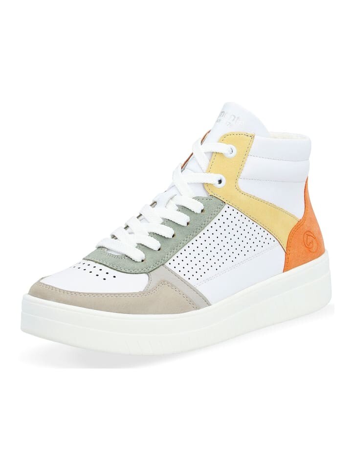 

Высокие кроссовки remonte, цвет weiß/orange