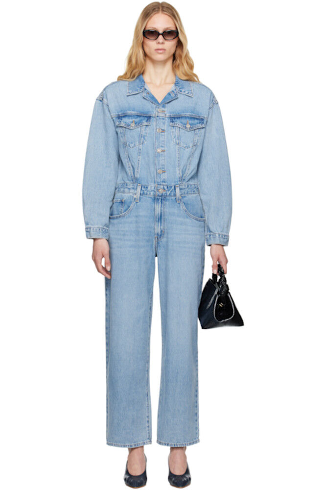 

Синий мешковатый джинсовый комбинезон Levi's