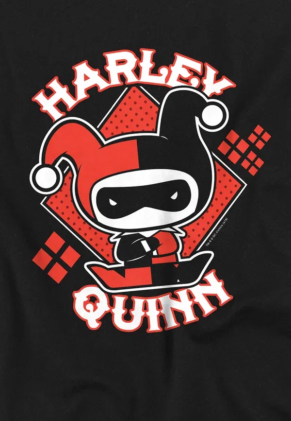 Футболка Jla harley chibi print t-shirt Cotton Soul, черный — фото 3