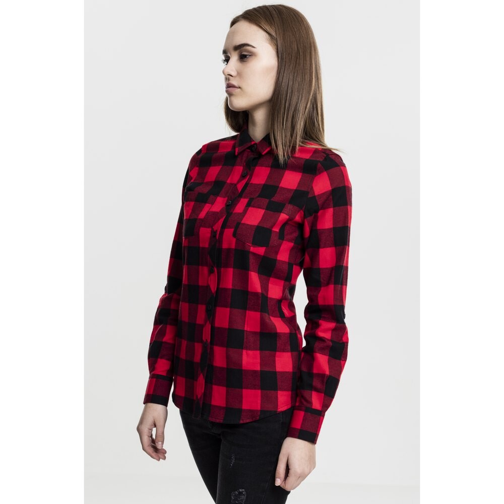 

Рубашка Urban Classics Ed Flanell, черный