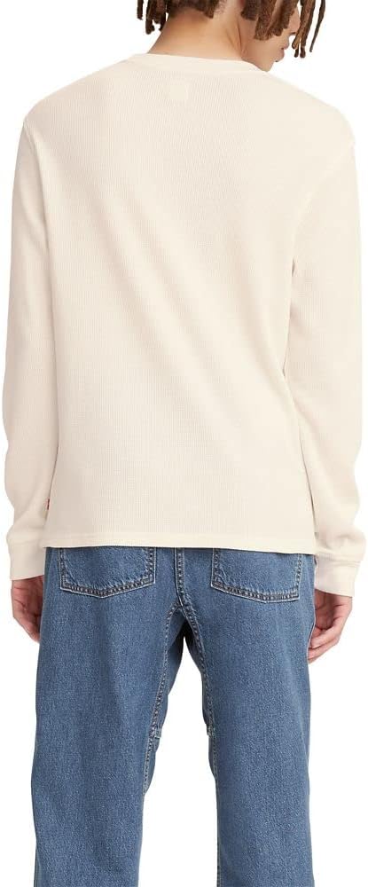 Мужская свободная терморубашка с длинным рукавом Levi's, Egret — фото 2