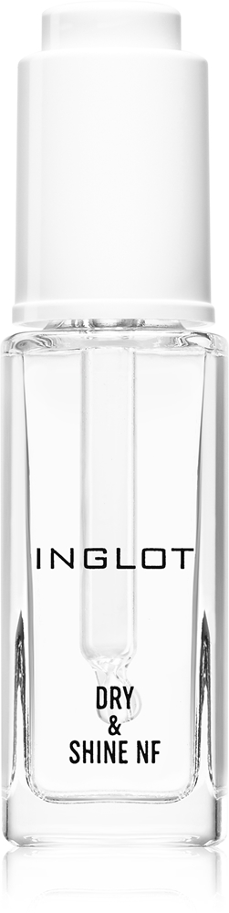 

Быстросохнущее верхнее покрытие Dry & Shine nf с пипеткой Inglot, 9 мл