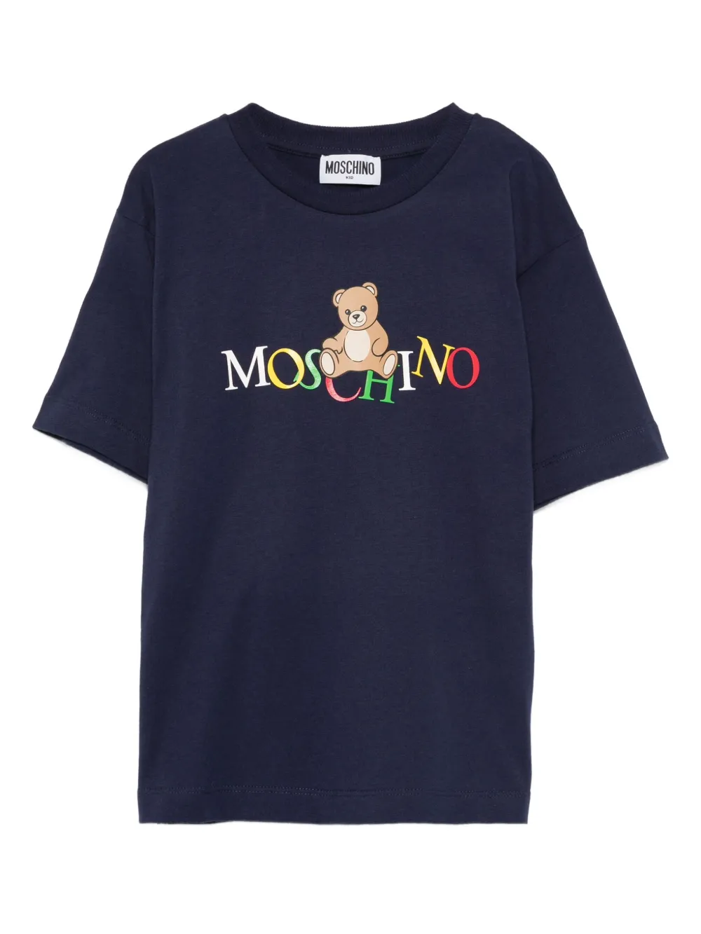 

Футболка с принтом Teddy Bear Moschino Kids, синий