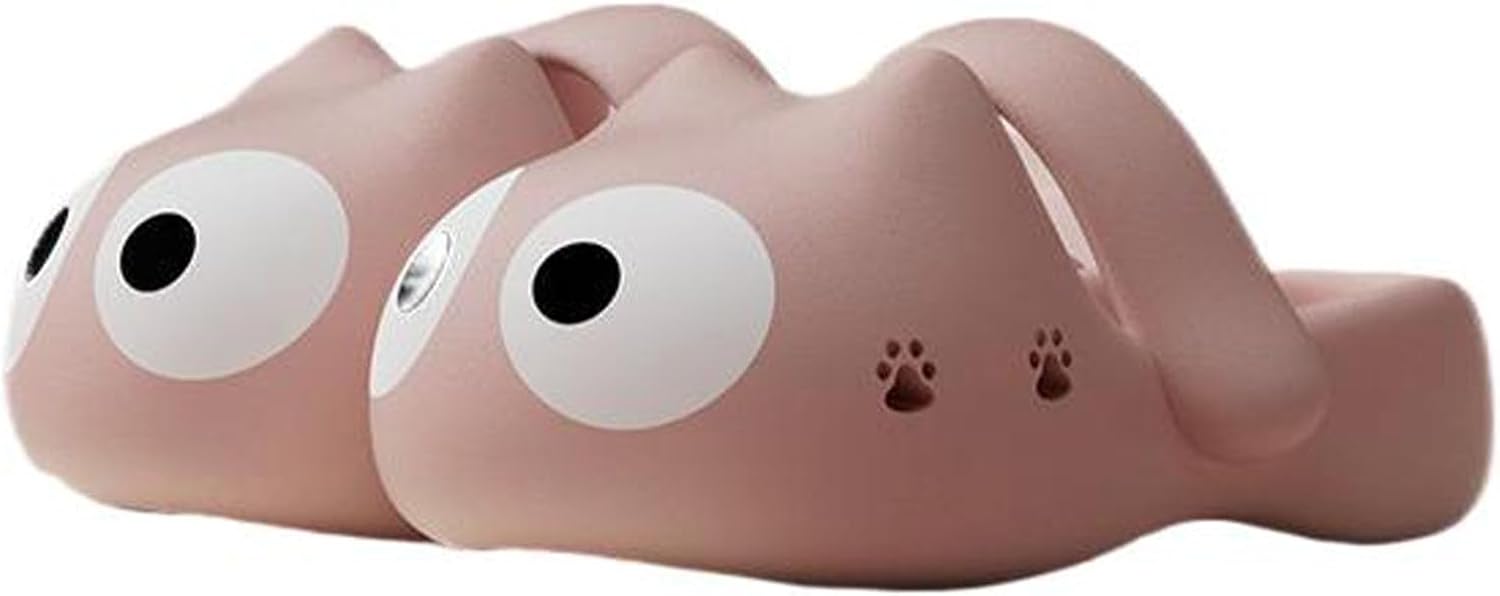 

Тапочки Zureto с большой мордочкой кошки, милые и забавные 3D тапочки с головой мультяшной кошки, домашние тапочки для женщин и мужчин, розовый