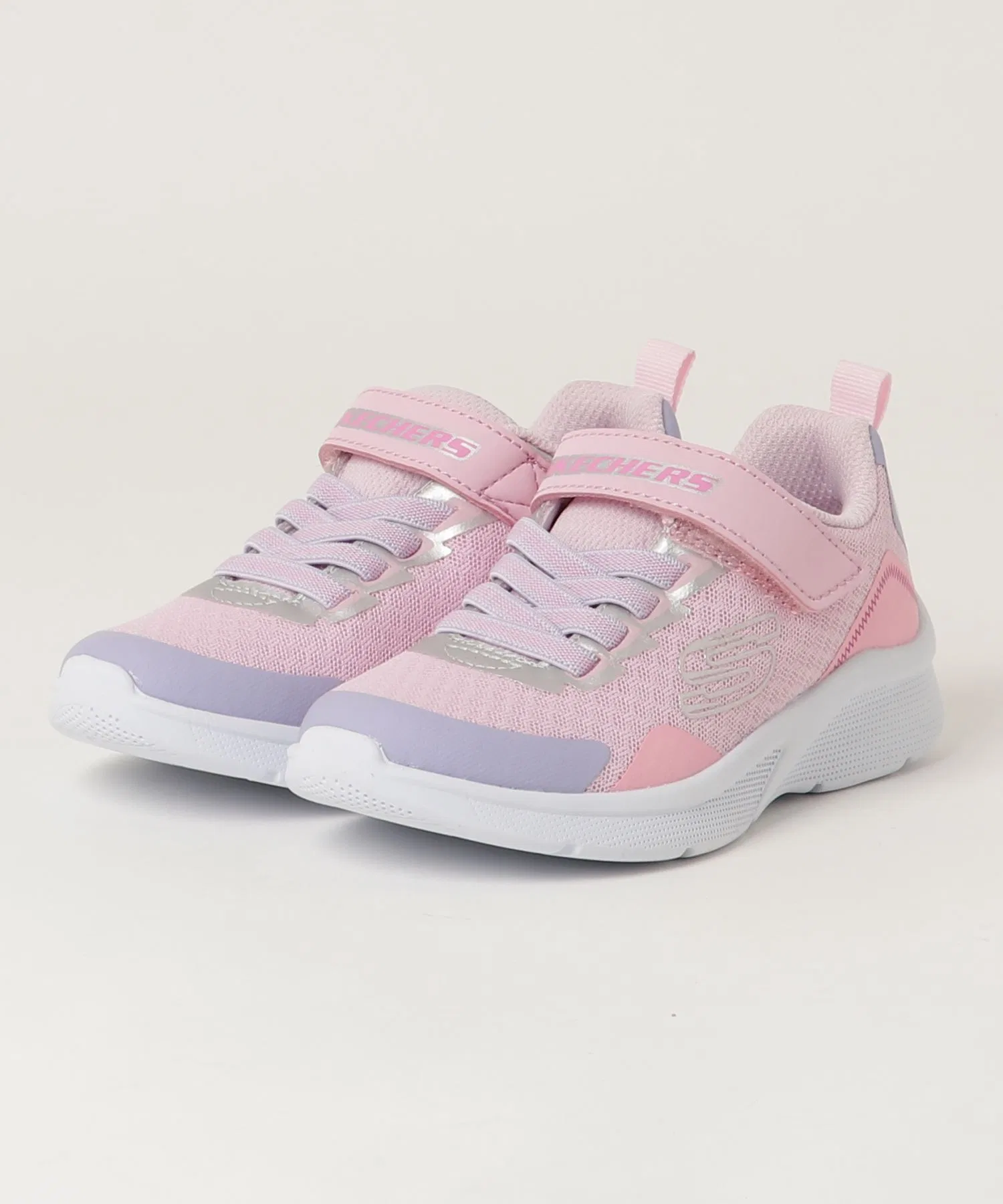 Детские кроссовки SKECHERS MICROSPEC BRIGHT RETROS розовые