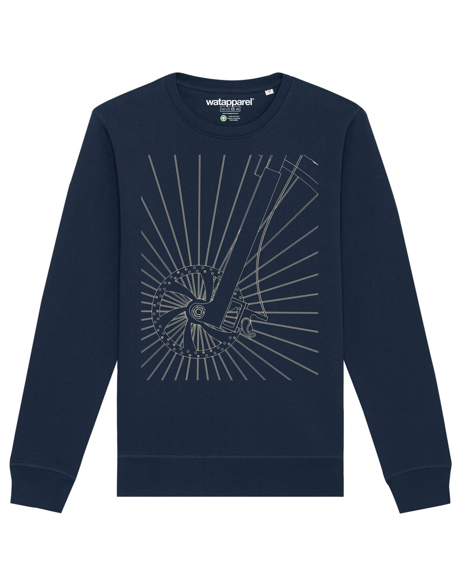 

Толстовка Watapparel Fahrradspeichen, темно-синий