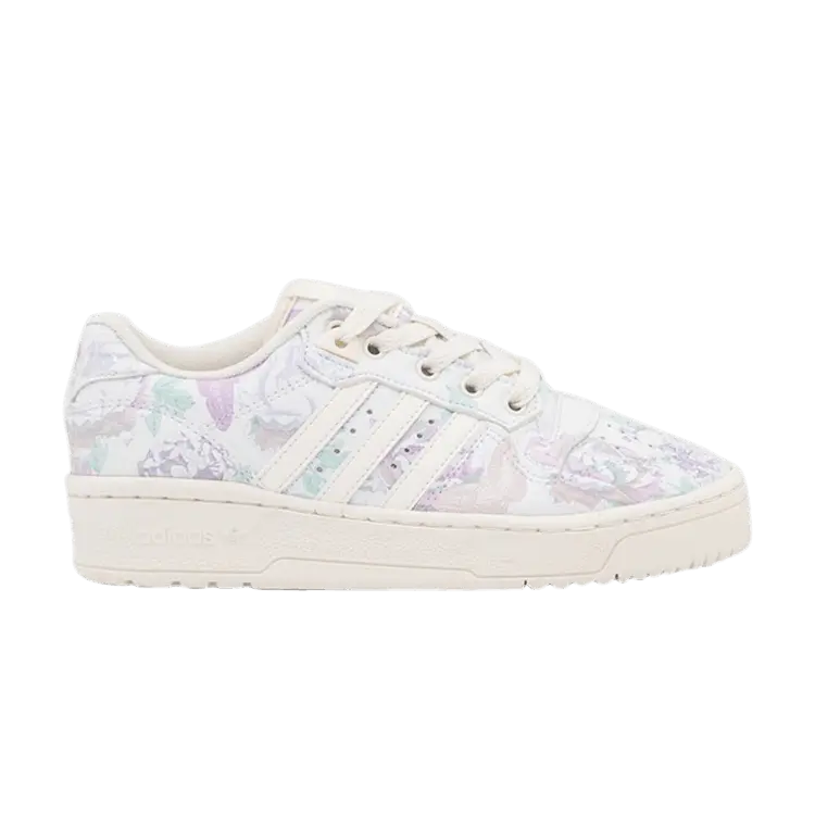 

Кроссовки adidas Rivalry Low 'Porcelain Floral', белый