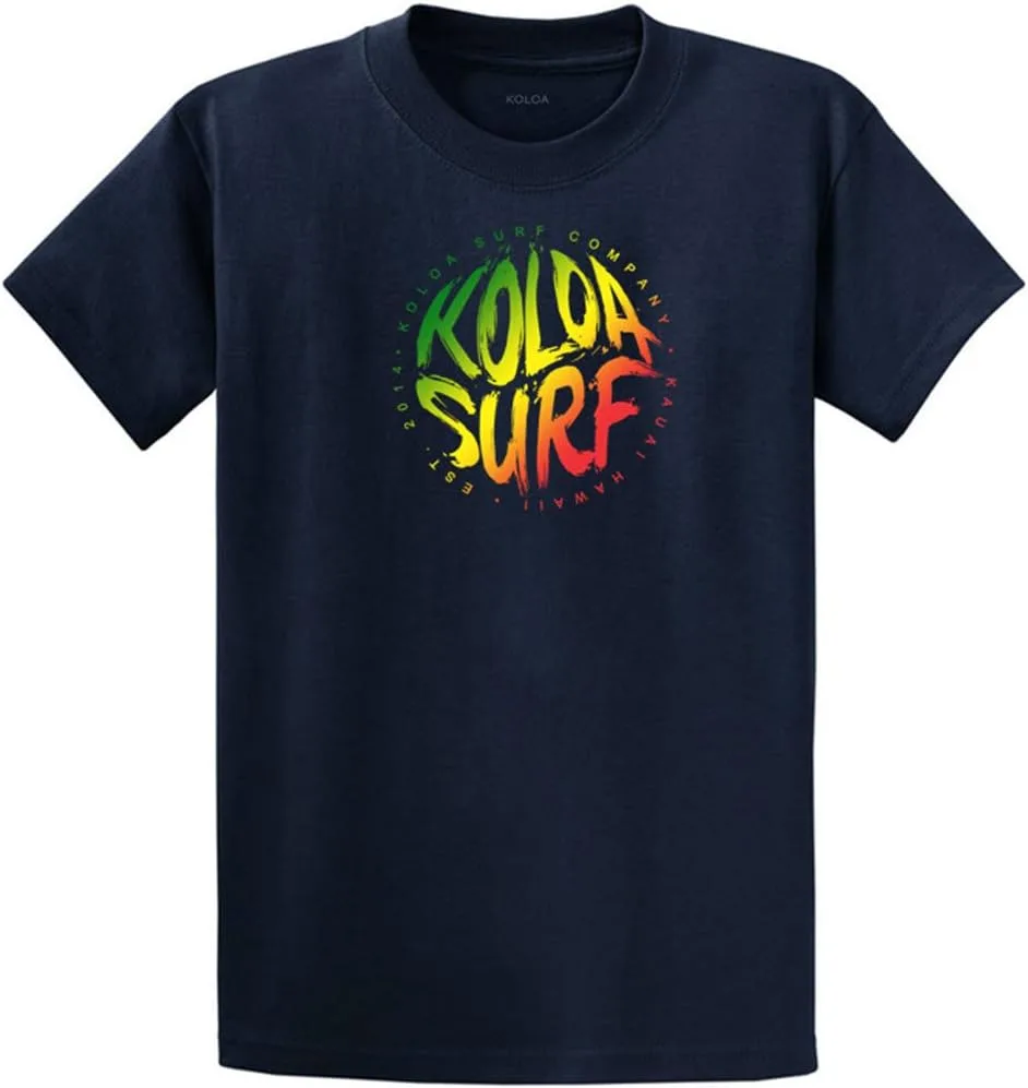 

Футболка Koloa Surf Brush Rasta Logo Heavyweight Cotton в размерах Reg, Big и Tall Koloa Surf Company