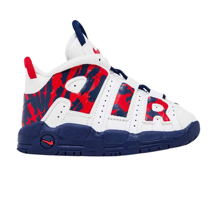 

Кроссовки Nike Air More Uptempo TD 'Red Navy Camo', белый
