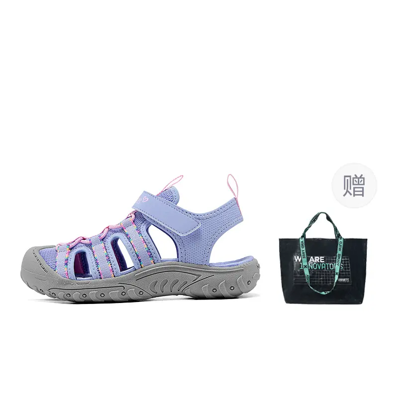 

Skechers Kids Детские сандалии SKECHERS GIRLS с нескользящей подошвой, износостойкие, фиолетово-розовые