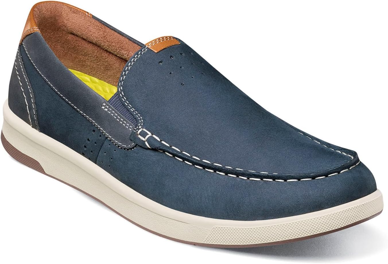 

Мужские слипоны Florsheim, с перекрестным швом на носке, темно-синий