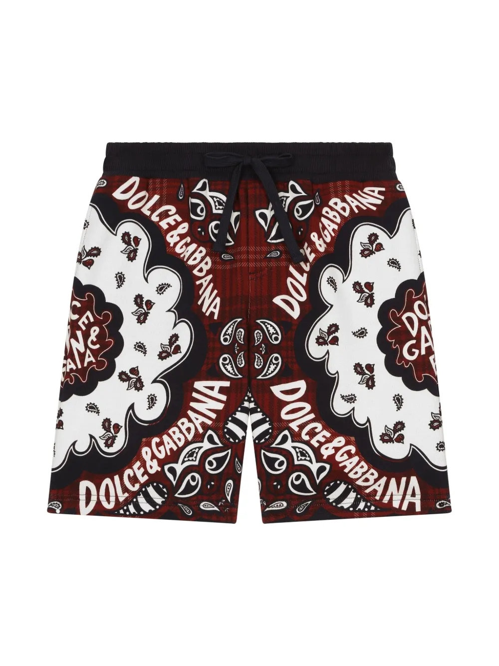 

Шорты с принтом Dolce & Gabbana Kids, красный