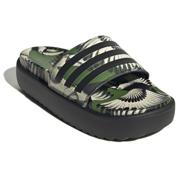 Женские босоножки на платформе adilette Adidas, мультиколор — фото 4