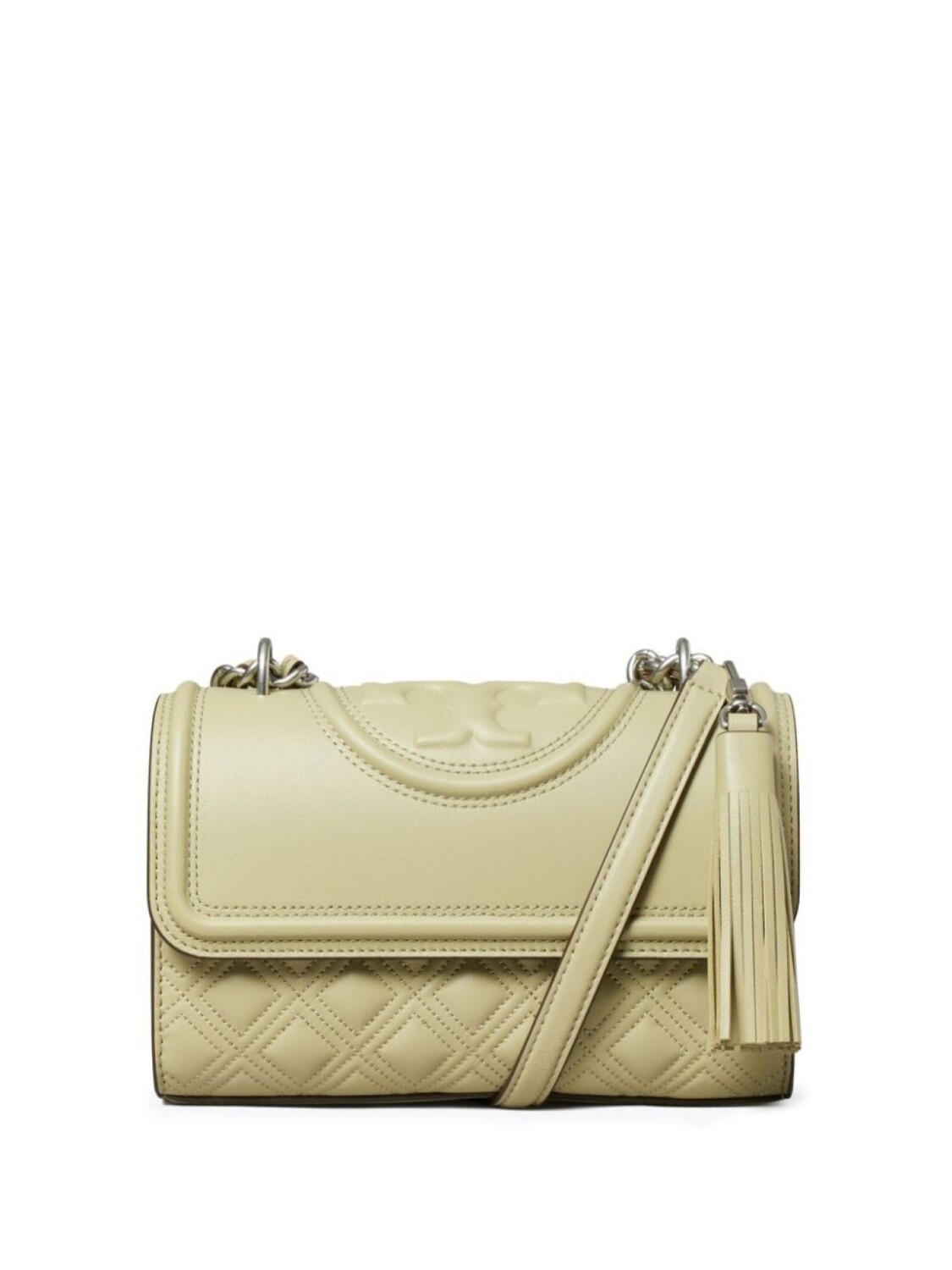 

Tory Burch маленькая сумка на плечо Fleming, нейтральный цвет