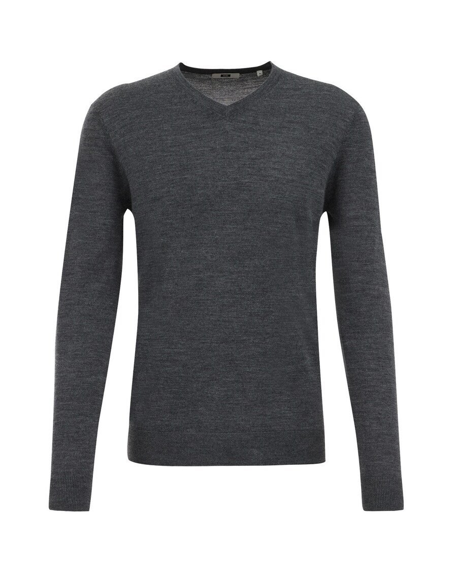 

Свитер с v-образным вырезом WE Fashion Sweater, темно-серый
