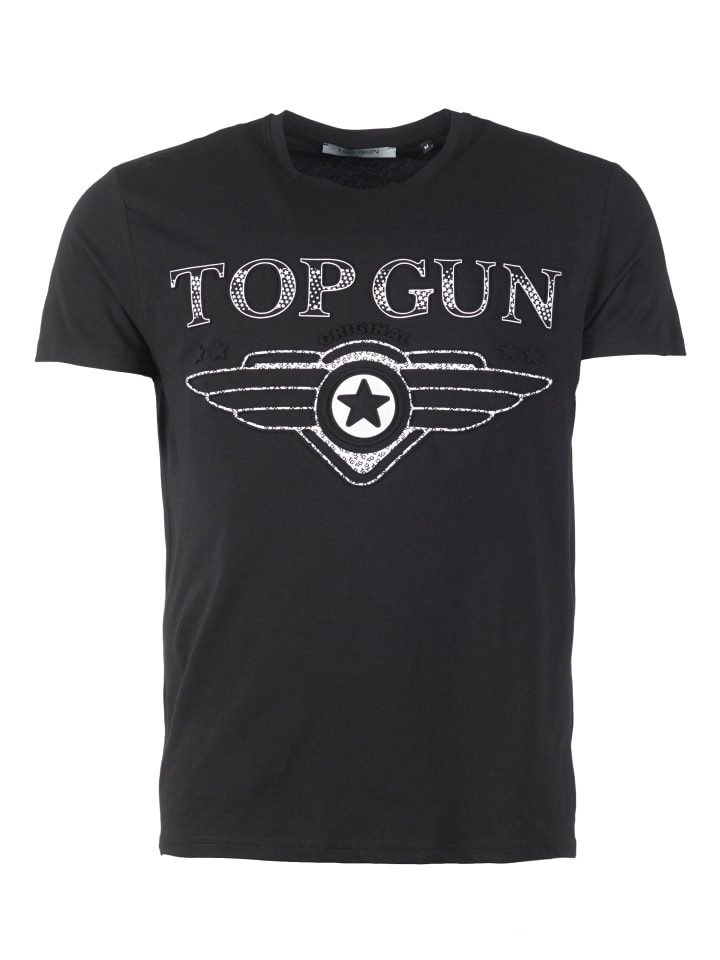 

TOP GUN Футболка Bling4U TG20193017 черного цвета, Черный, TOP GUN Футболка Bling4U TG20193017 черного цвета