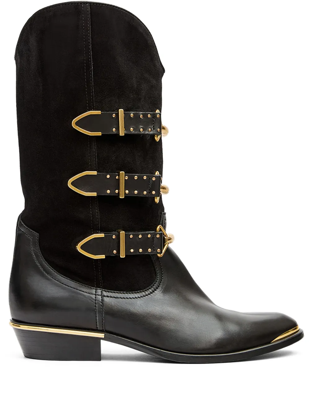 Ботинки Mexia с пряжками ISABEL MARANT, черный