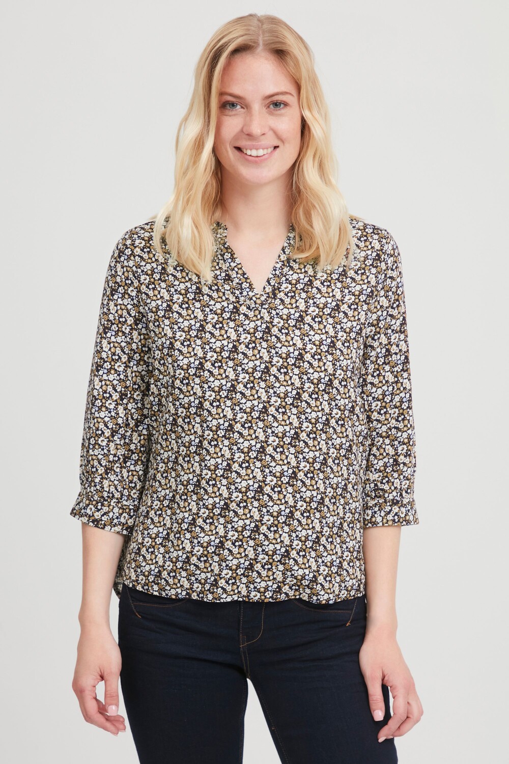 

Блуза Fransa Langarm FRBAFLOW 4 Blouse, синий