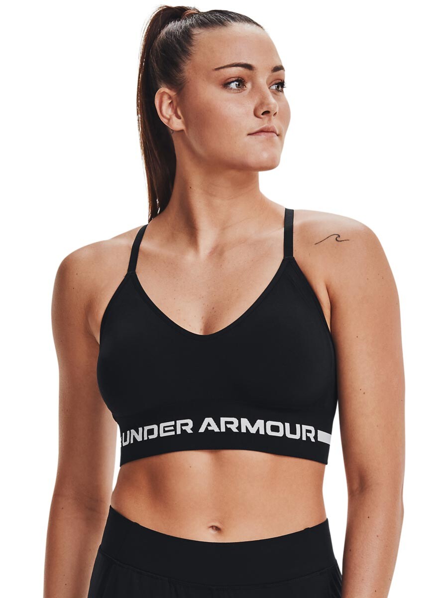 

Спортивный бюстгальтер Under Armour Seamless Low, черный
