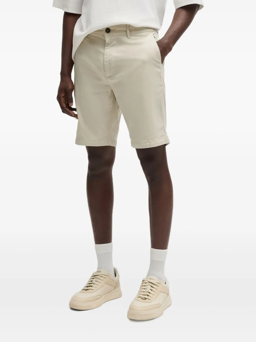 

Шорты на молнии BOSS, нейтральный