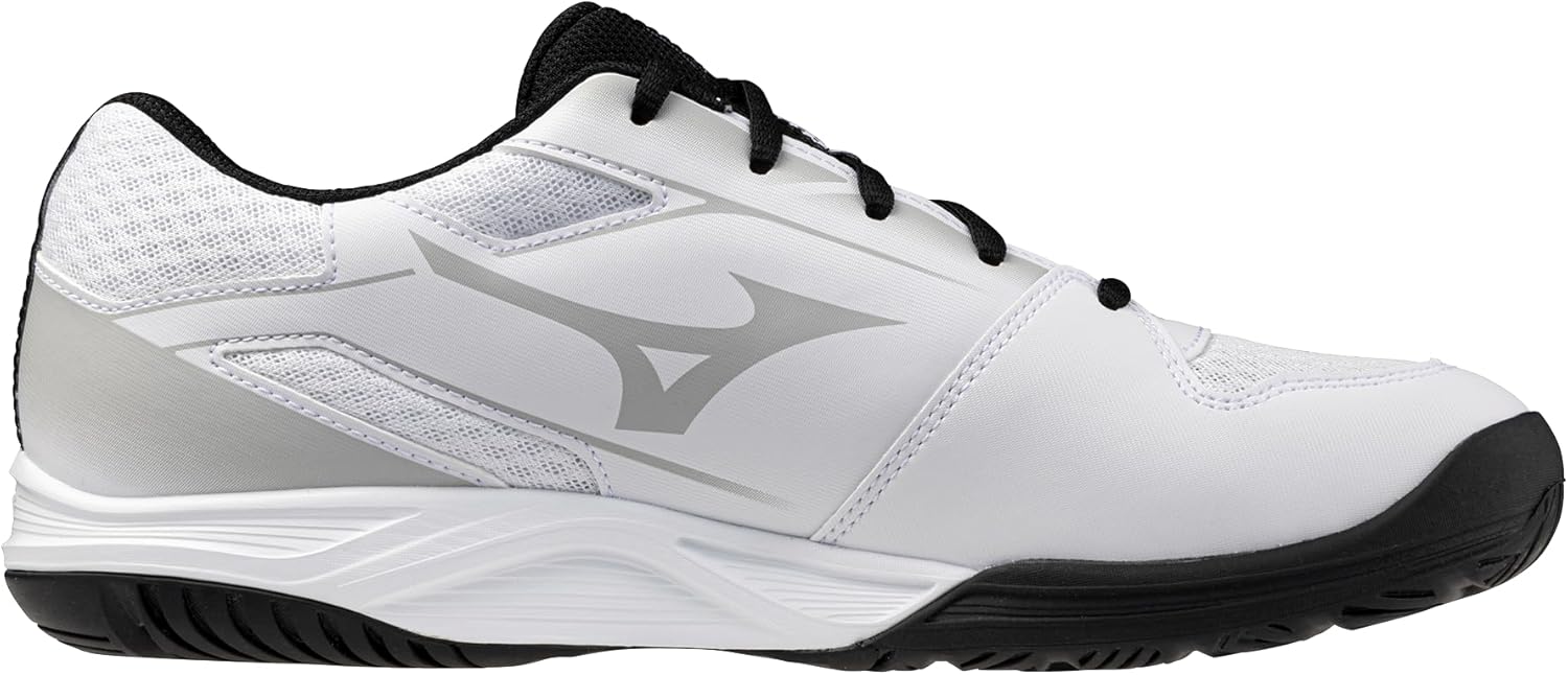 Мужские кроссовки Mizuno Break Shot 5 AC для ракеточных видов спорта, белый/черный — фото 3